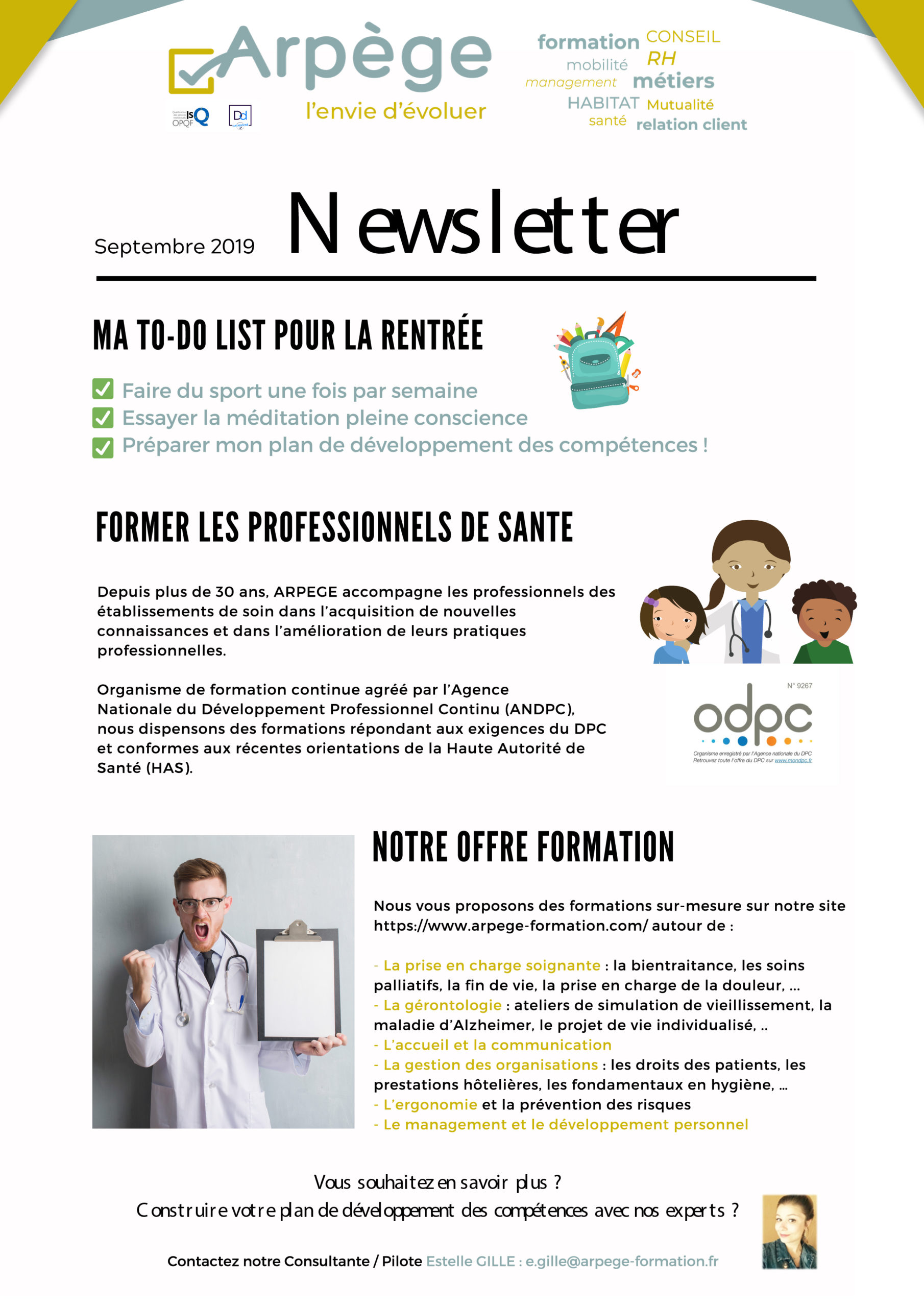 You are currently viewing Newsletter de Septembre